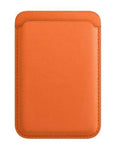 ClingWallets - Orange Leather MagSafe Wallet