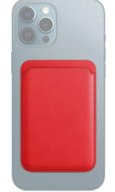 ClingWallets - Red Leather MagSafe Wallet