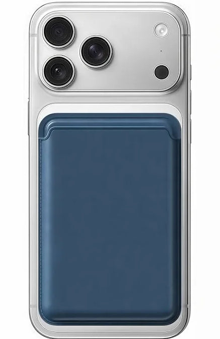 ClingWallets - Blue Leather MagSafe Wallet