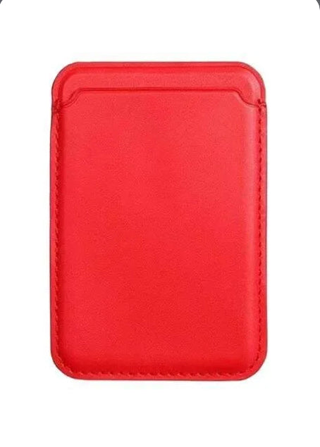 ClingWallets - Red Leather MagSafe Wallet